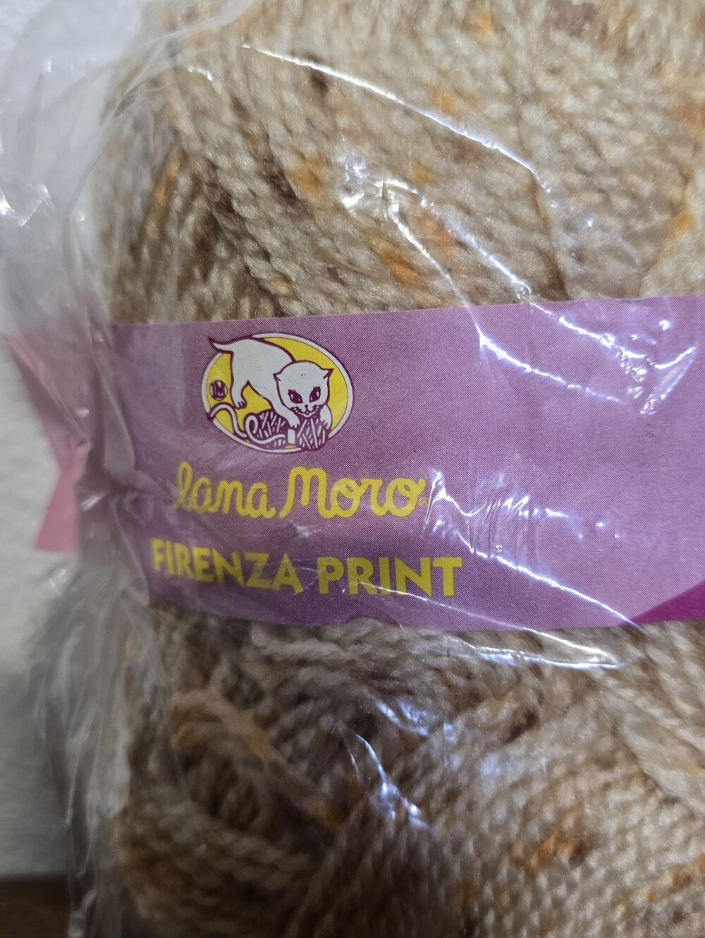 New Lana Moro Firenza Print Yarn - Lot of 2 Skeins - Color 601 Dye Lot 640A - Picture 2 of 5